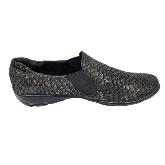 Vaneli Anemone Sz 7.5 Slip On Sport Loafer Comfort Shoe Black Bronze Goring Side - Picture 5 of 11